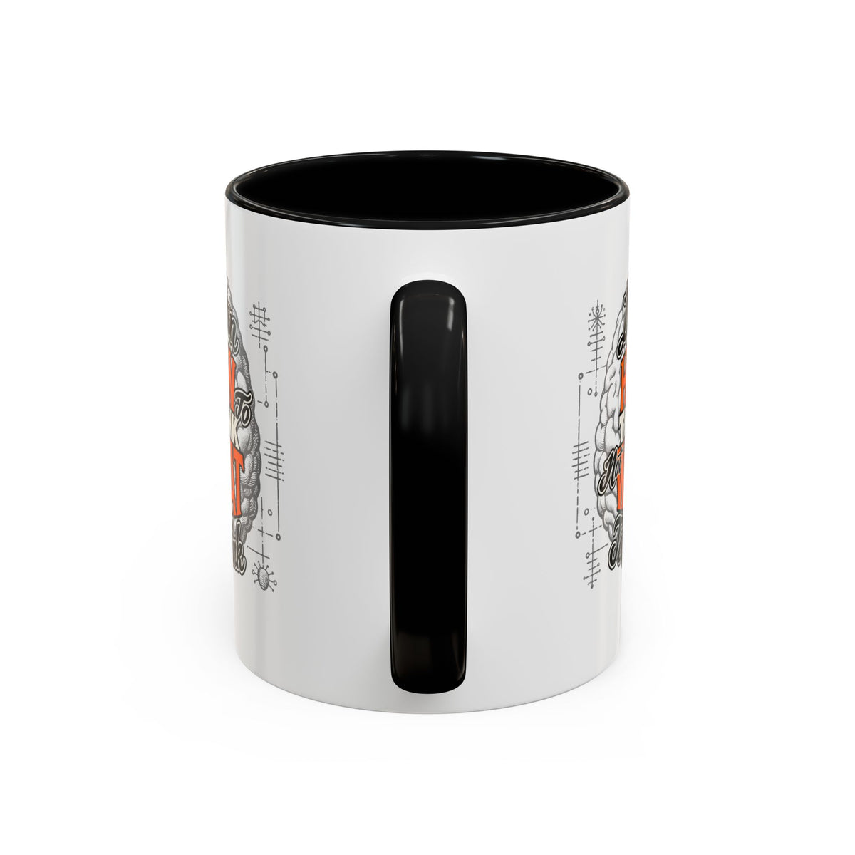 Taza de café con acento: "Aprende a pensar, no qué pensar", taza con frase inspiradora