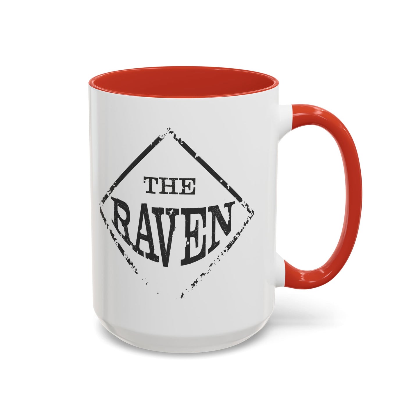The Raven Accent Coffee Mug — Black-Trim 11/15oz