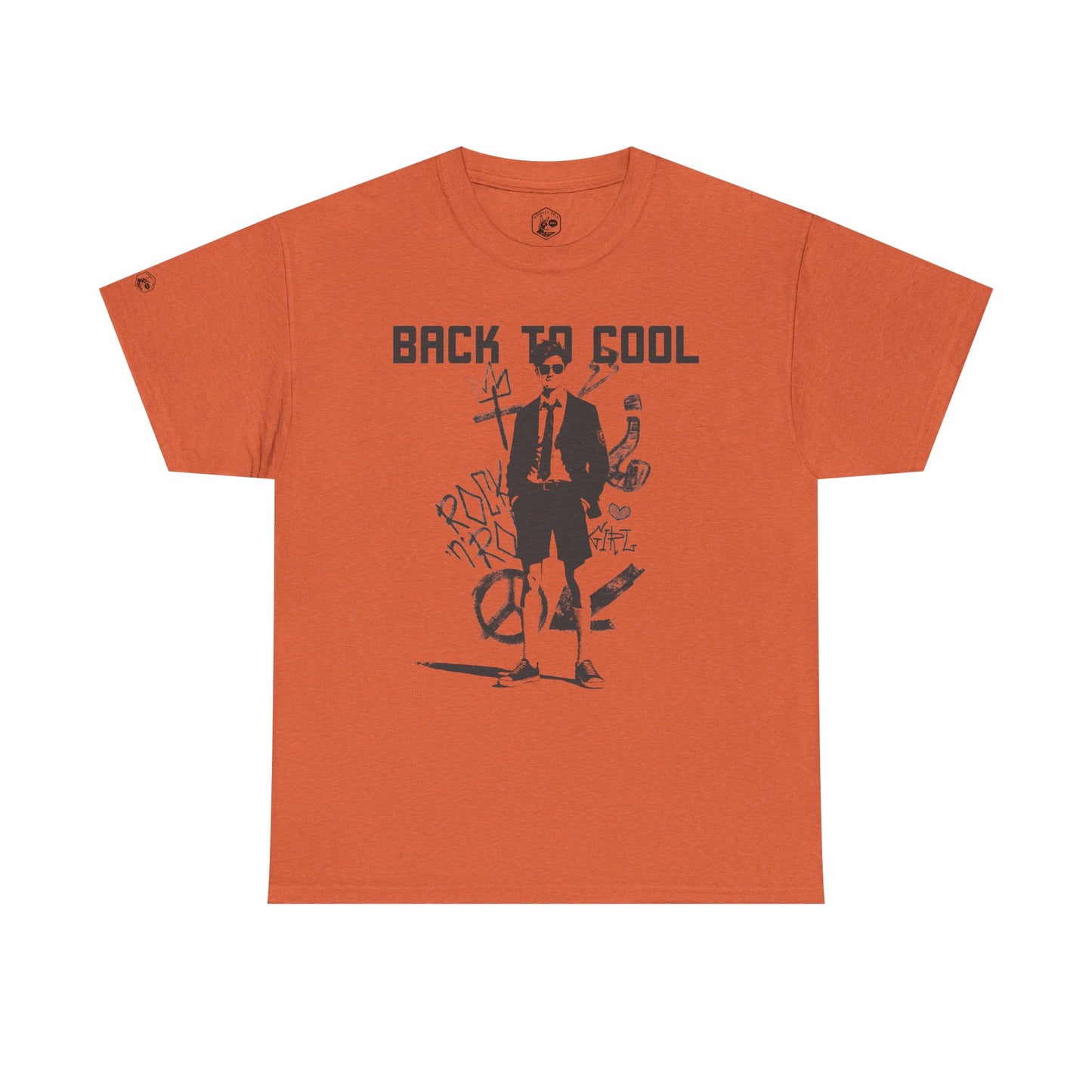 Back to Cool Unisex Heavy Cotton Tee - Retro Street Art Graphic T-Shirt