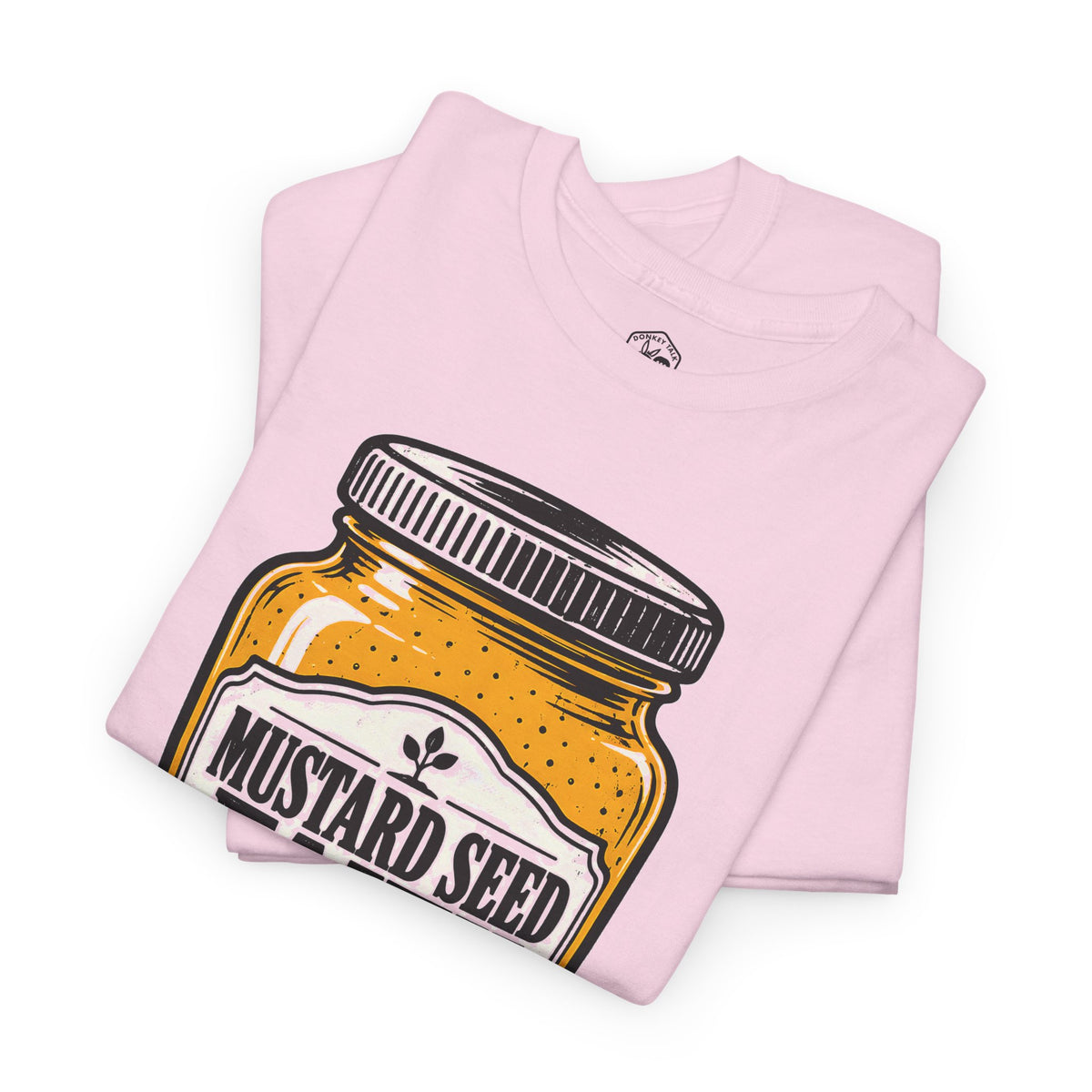 Mustard Seed Faith Small But Mighty T-Shirt | Matthew 17:20 Christian Tee