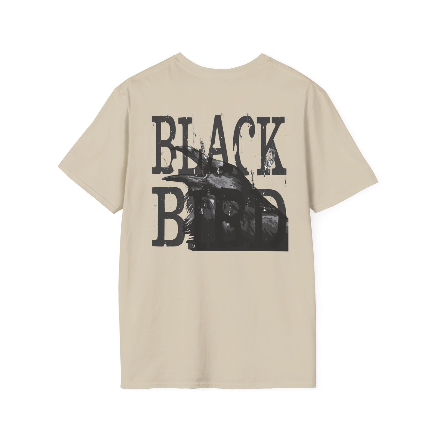 Unisex Softstyle T-Shirt with Raven Graphic - Perfect for Literary Fans