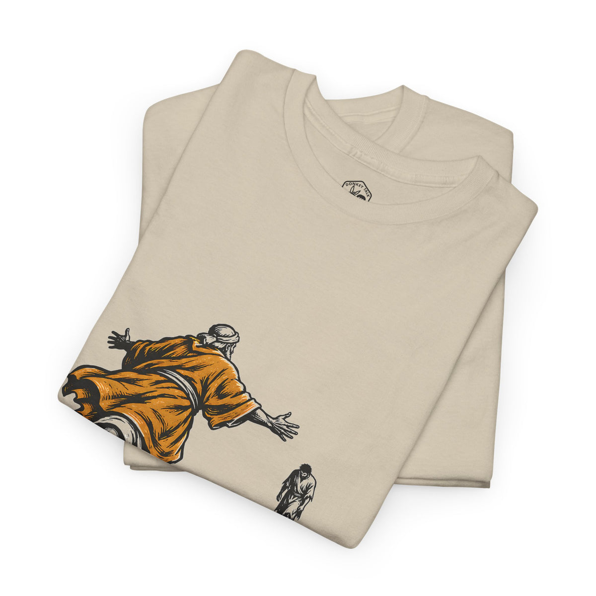 He Ran T-Shirt | Luke 15:20 Prodigal Son Christian Graphic Tee