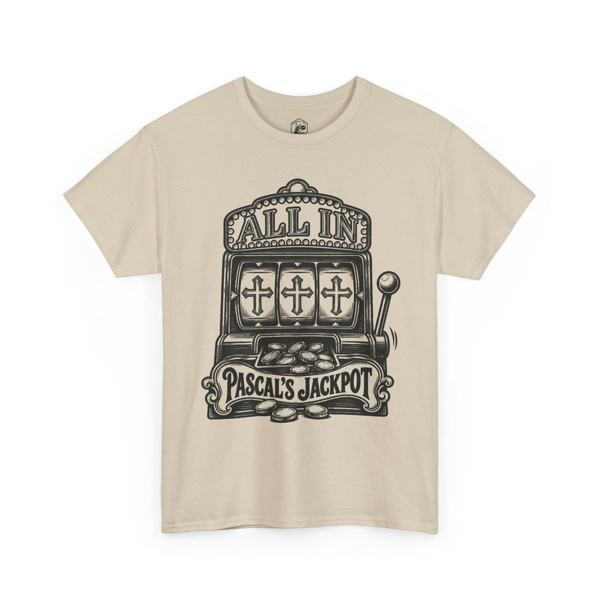 Pascal's Jackpot Slot Machine T-shirt – Donkey Talk graphic tee