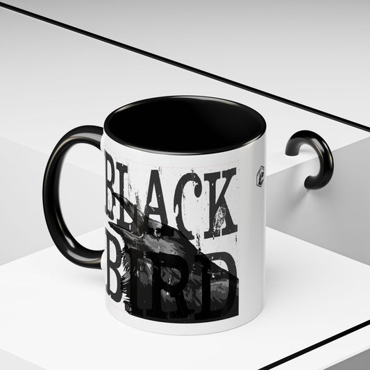 The Raven Accent Coffee Mug — Black-Trim 11/15oz