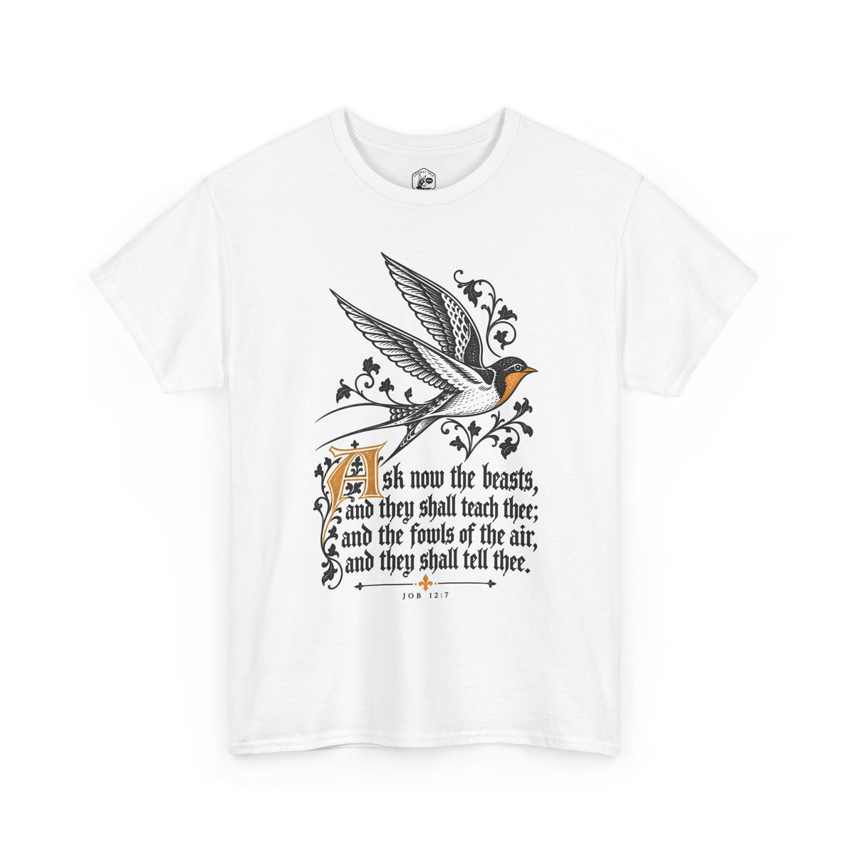 Swallow Bestiary T-shirt – Donkey Talk graphic tee