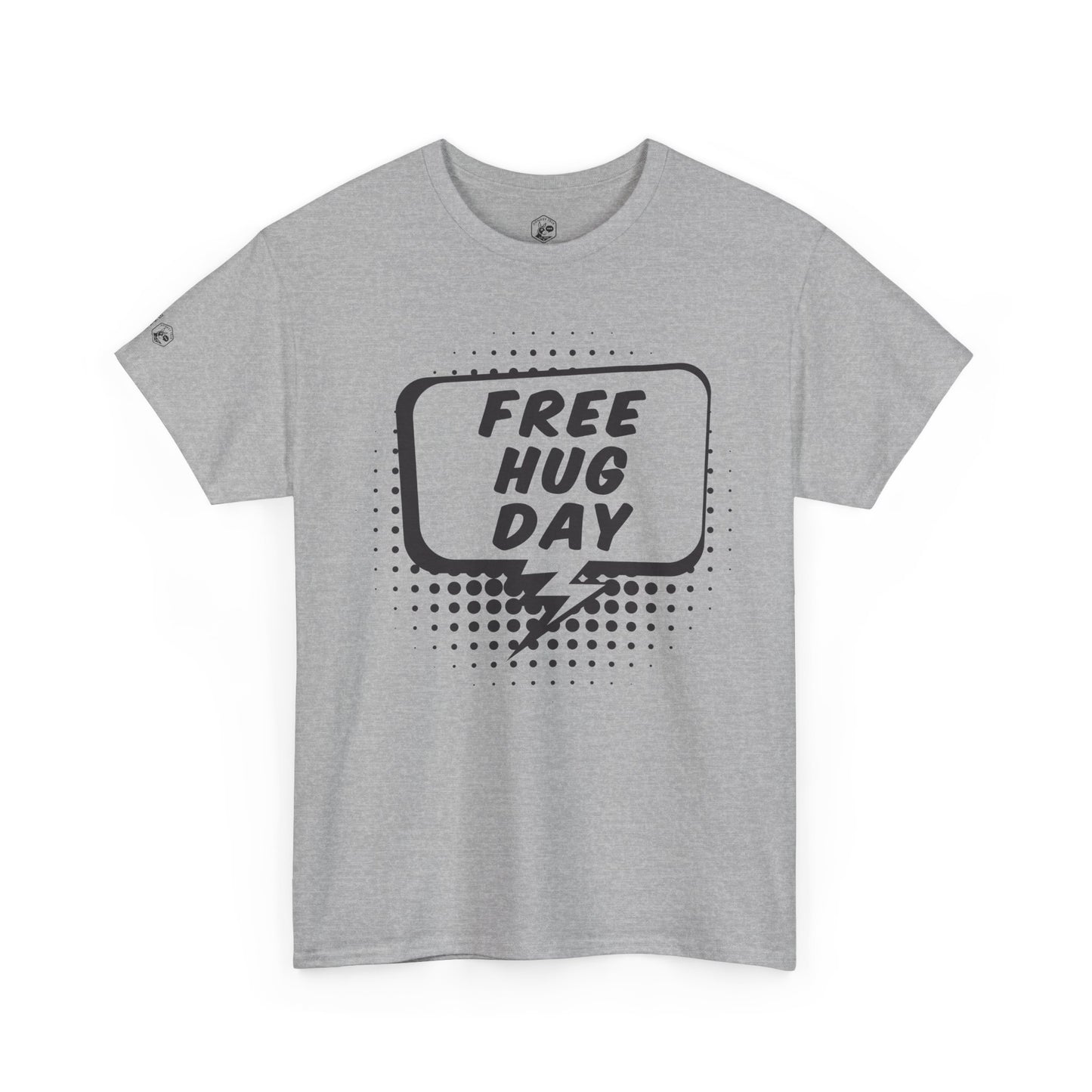 Free Hug Day Unisex Heavy Cotton Tee - Comfort & Joy for Everyday Wear