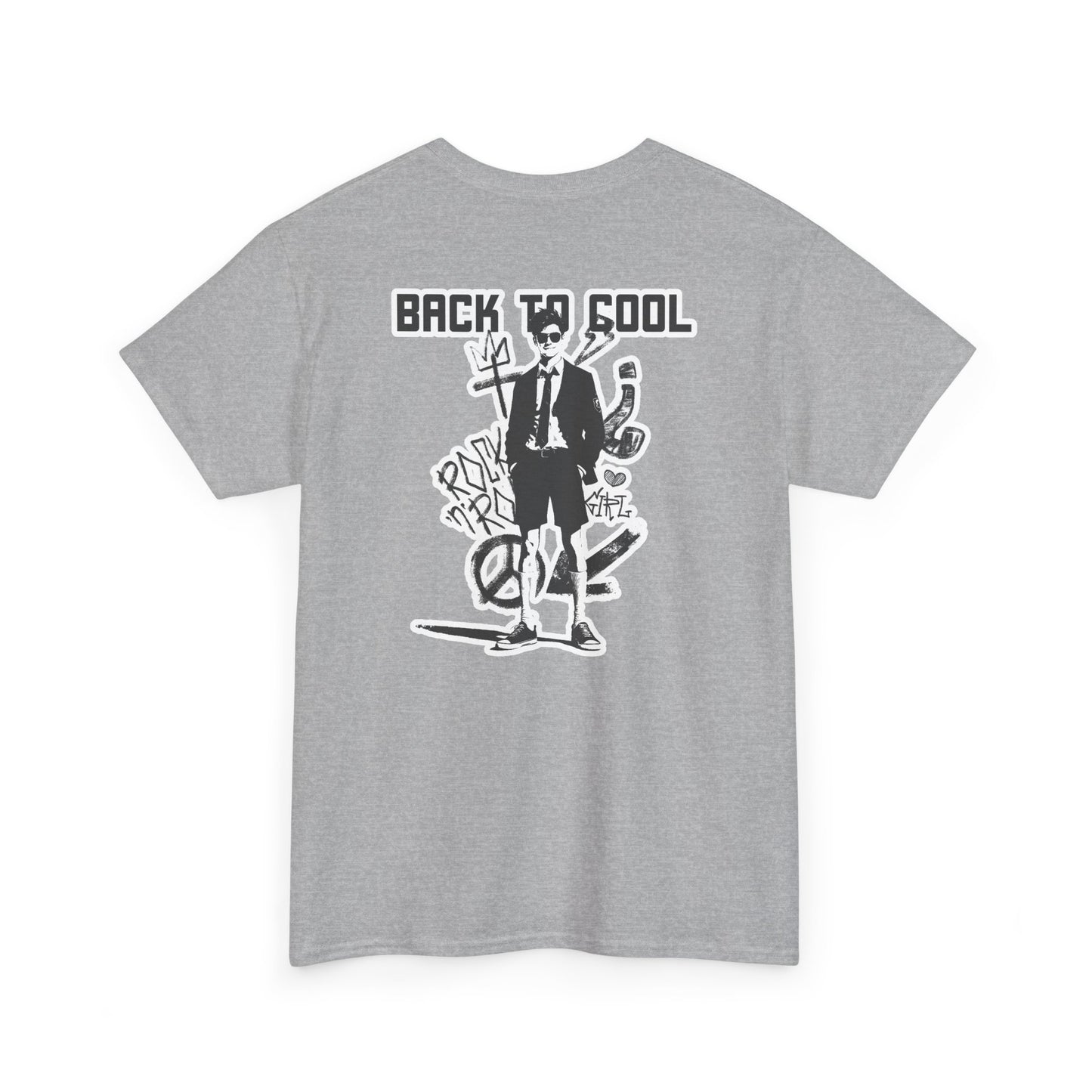 Back To Cool Blason Graphic Tee | Unisex Heavy Cotton T-Shirt