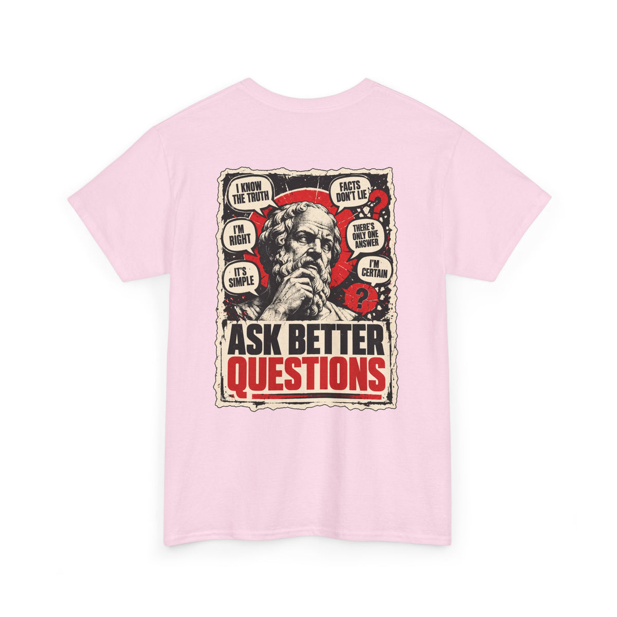 Ask Better Questions T-Shirt — Socratic Method Tee