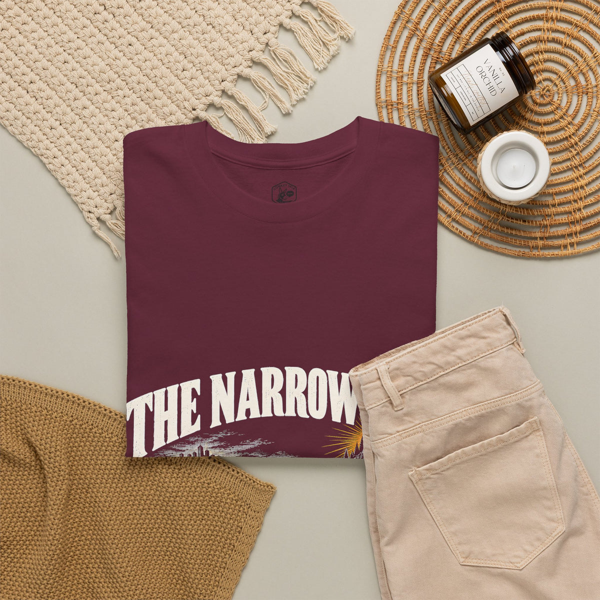 The Narrow Way T-Shirt | Matthew 7:14 Christian Graphic Tee