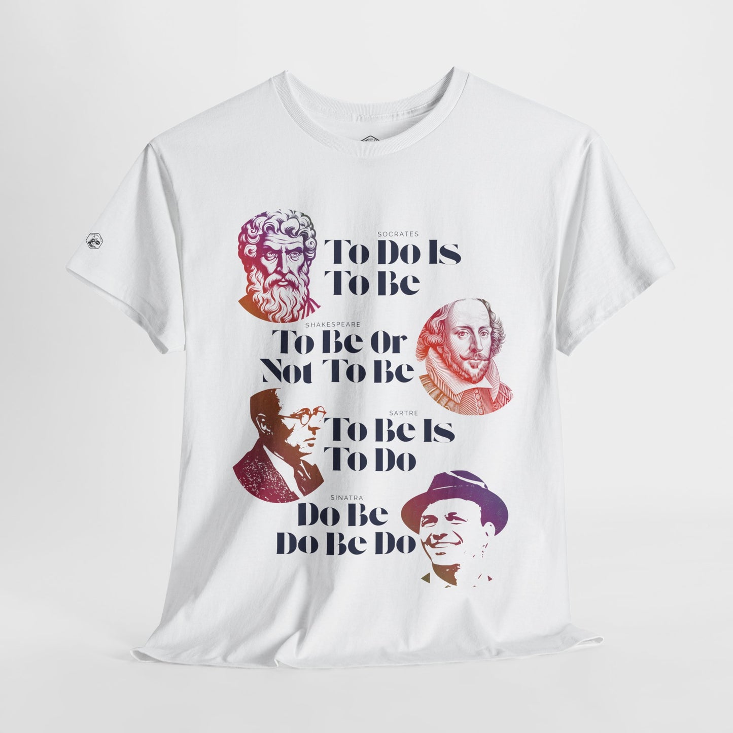 Philosopher Quotes Unisex Heavy Cotton Tee