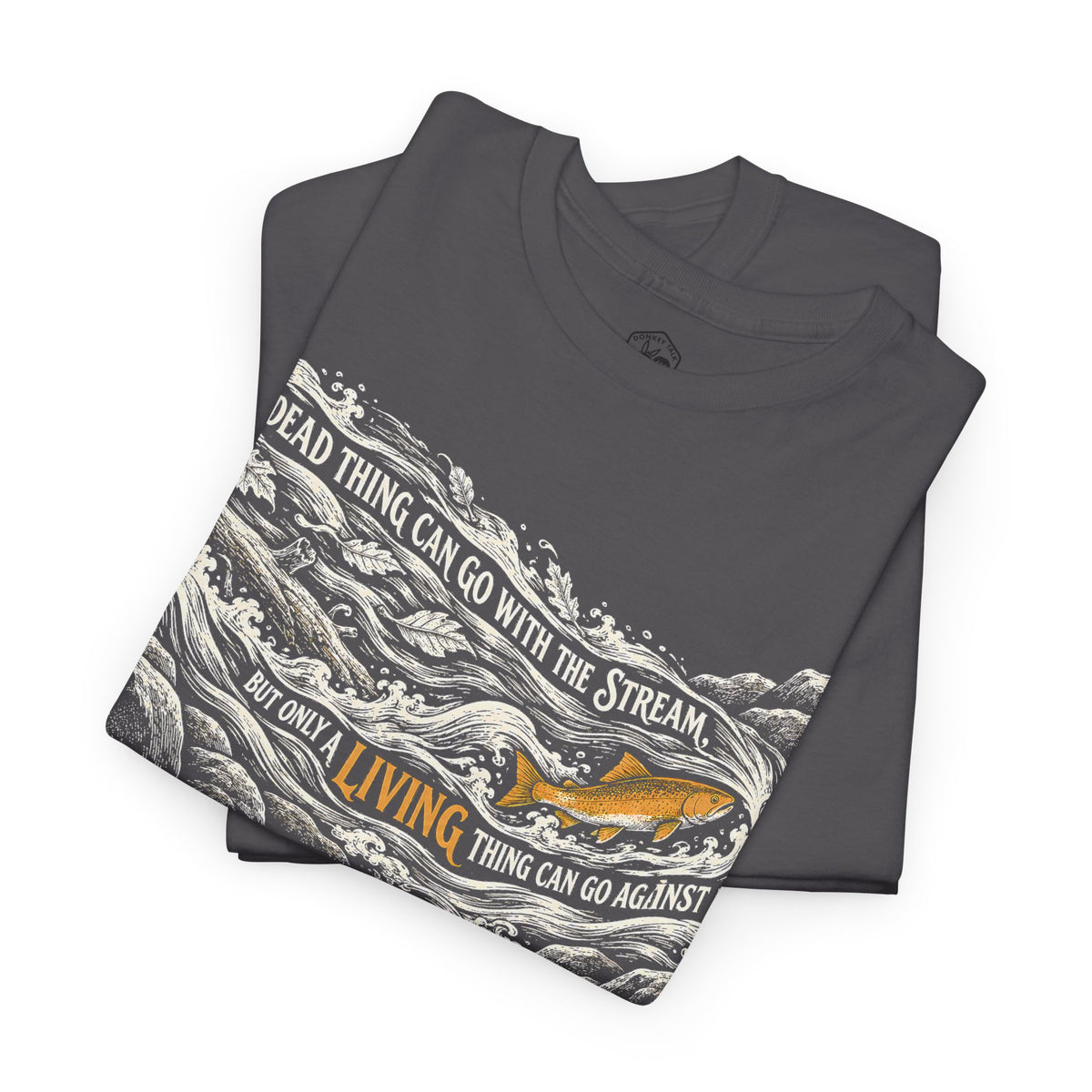 Chesterton Rapids Go Against the Stream T-shirt – Donkey Talk graphic tee