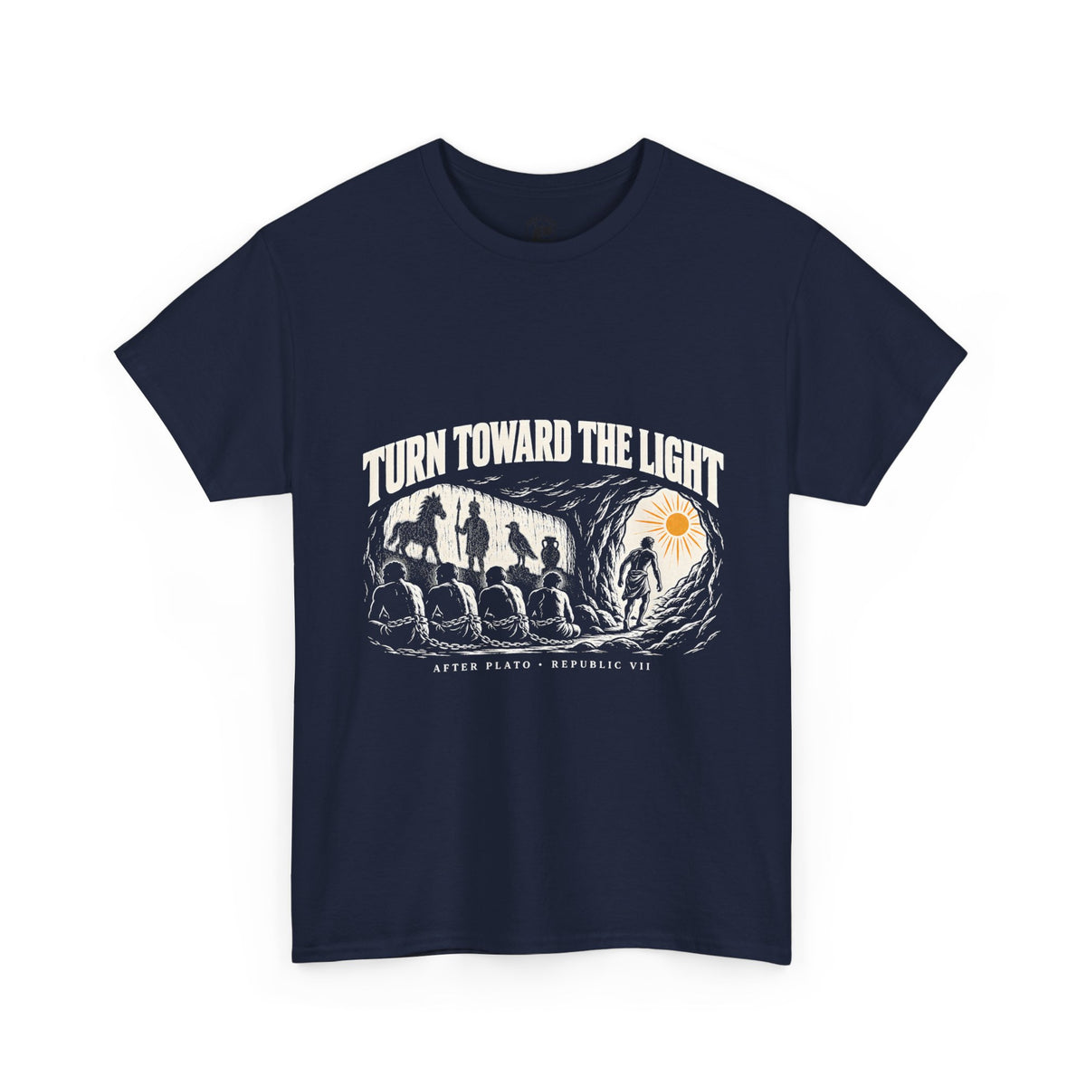 Turn Toward the Light T-Shirt | Plato Republic VII Philosophy Tee