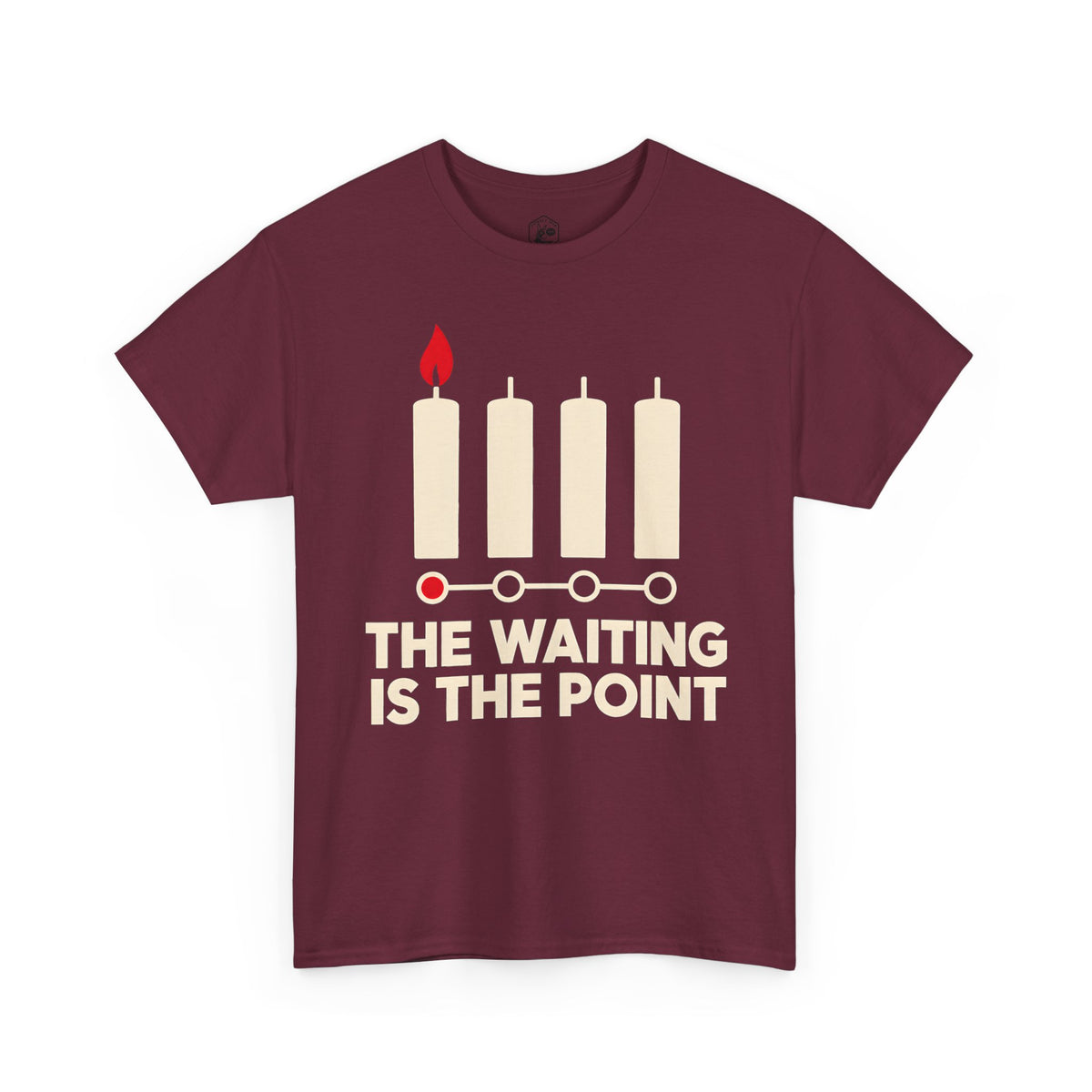 The Waiting Is the Point Advent T-shirt – Donkey Talk graphic tee