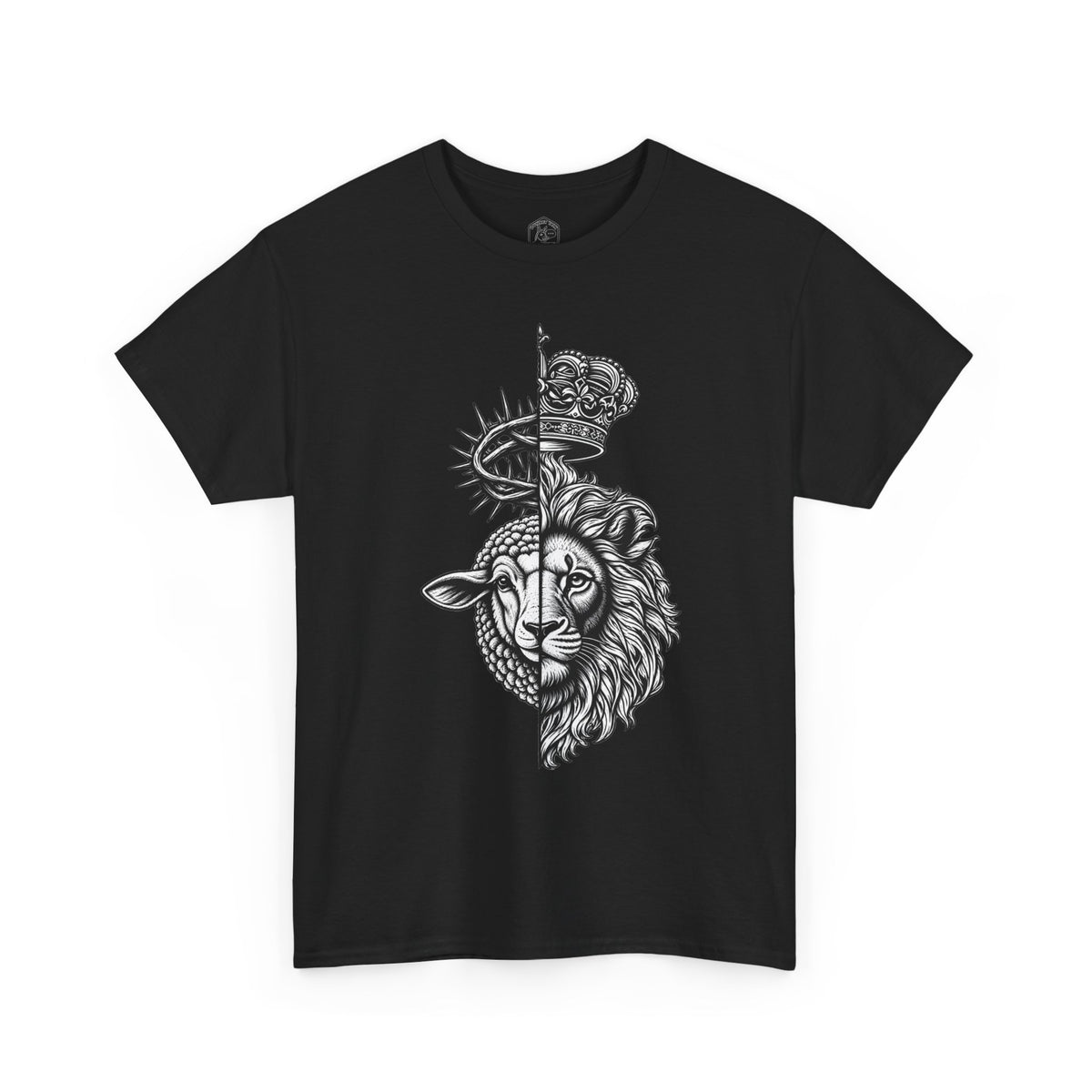 T-shirt chrétien Lion & Agneau | T-shirt graphique de foi audacieuse