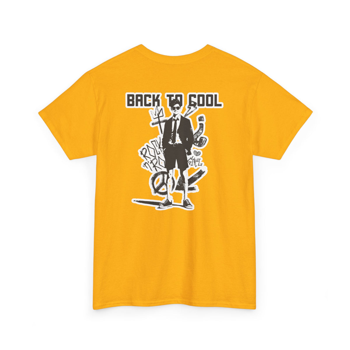 Back To Cool Blason Graphic Tee | Unisex Heavy Cotton T-Shirt