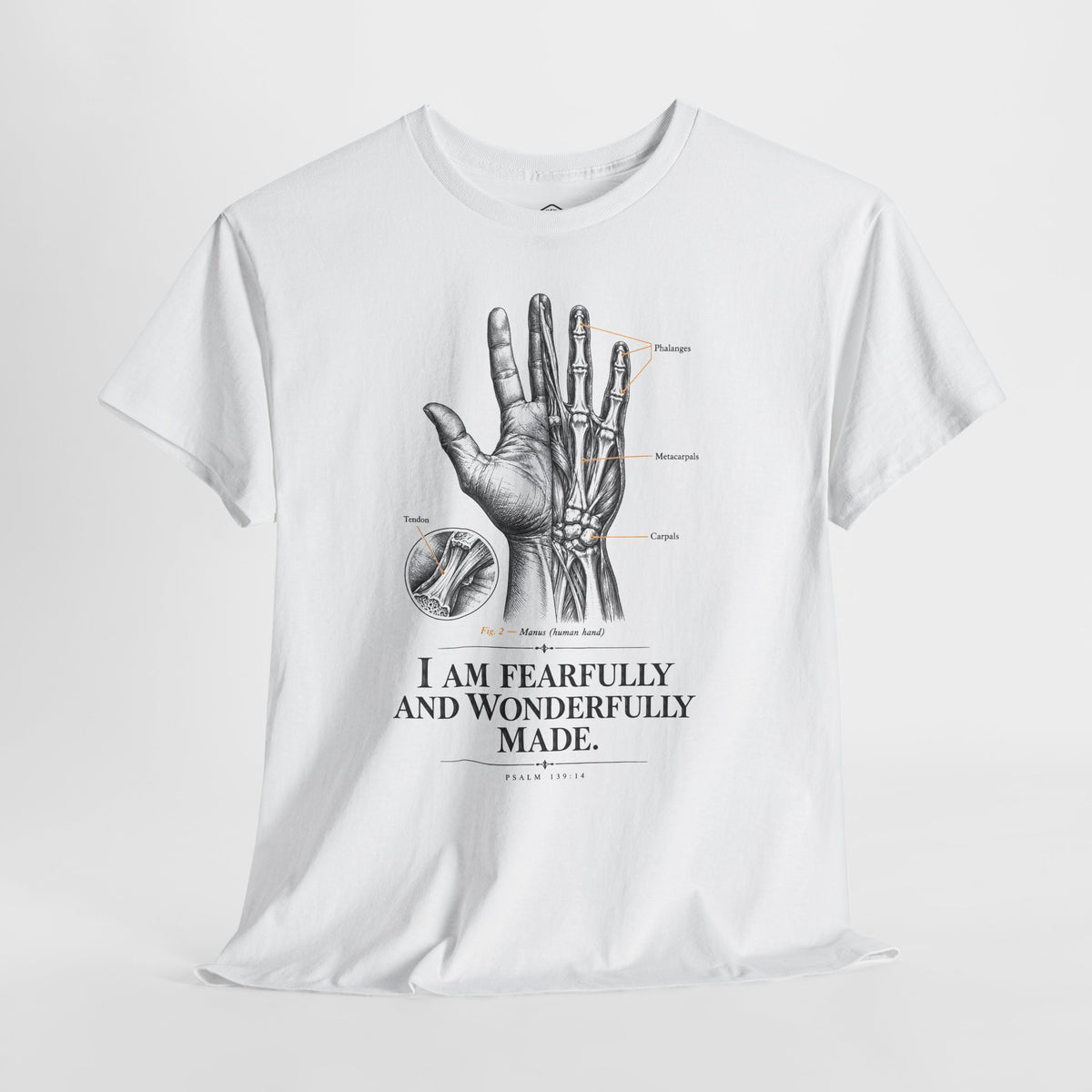 Fearfully and Wonderfully Made Engraving - Donkey Talk faith and reason unisex T-shirt