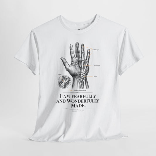 Fearfully and Wonderfully Made Engraving - Donkey Talk faith and reason unisex T-shirt