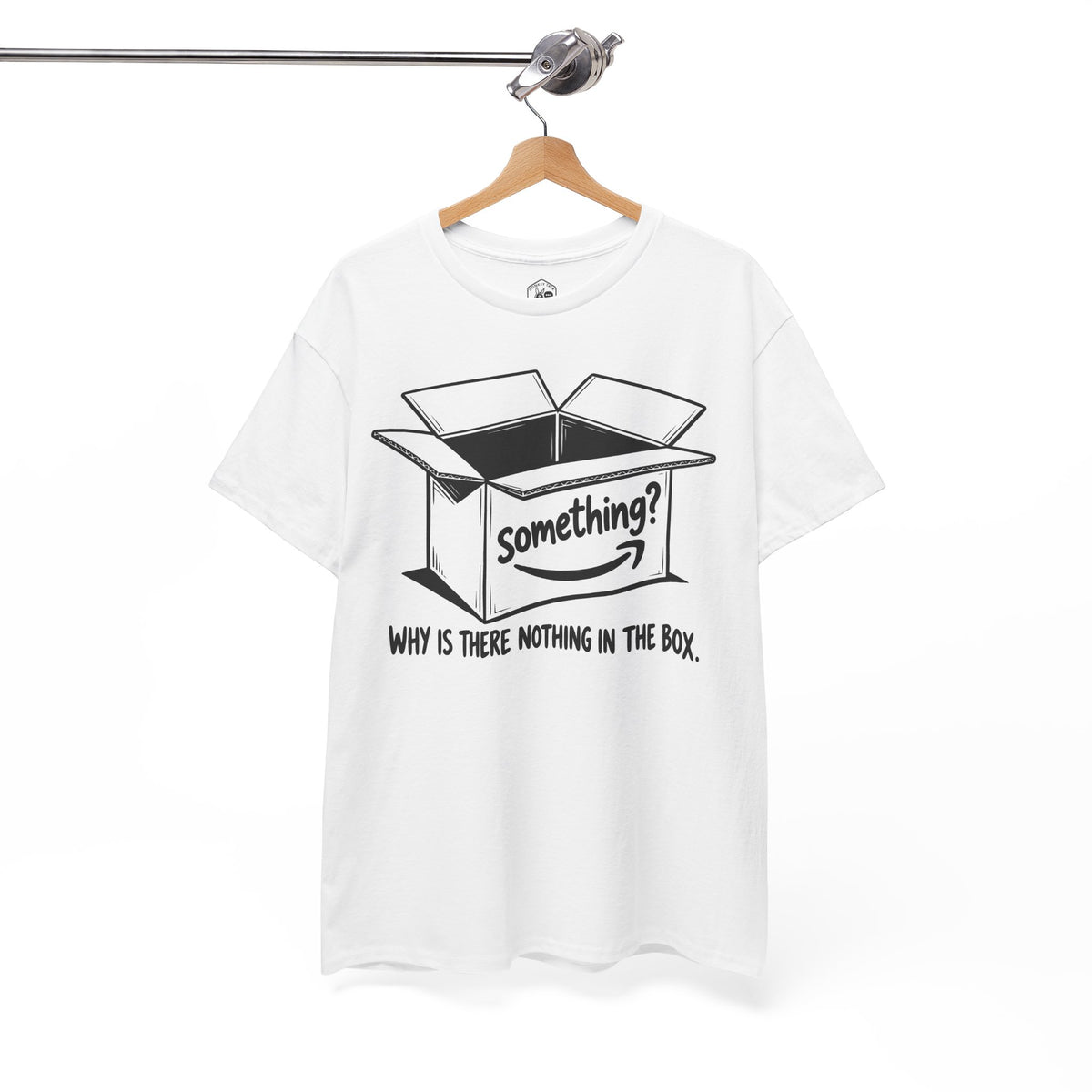 Why Is There Nothing in the Box T-shirt – Donkey Talk graphic tee