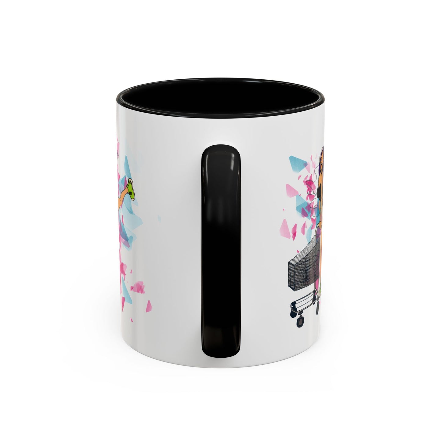 Playful Accent Coffee Mug for Fashion Lovers