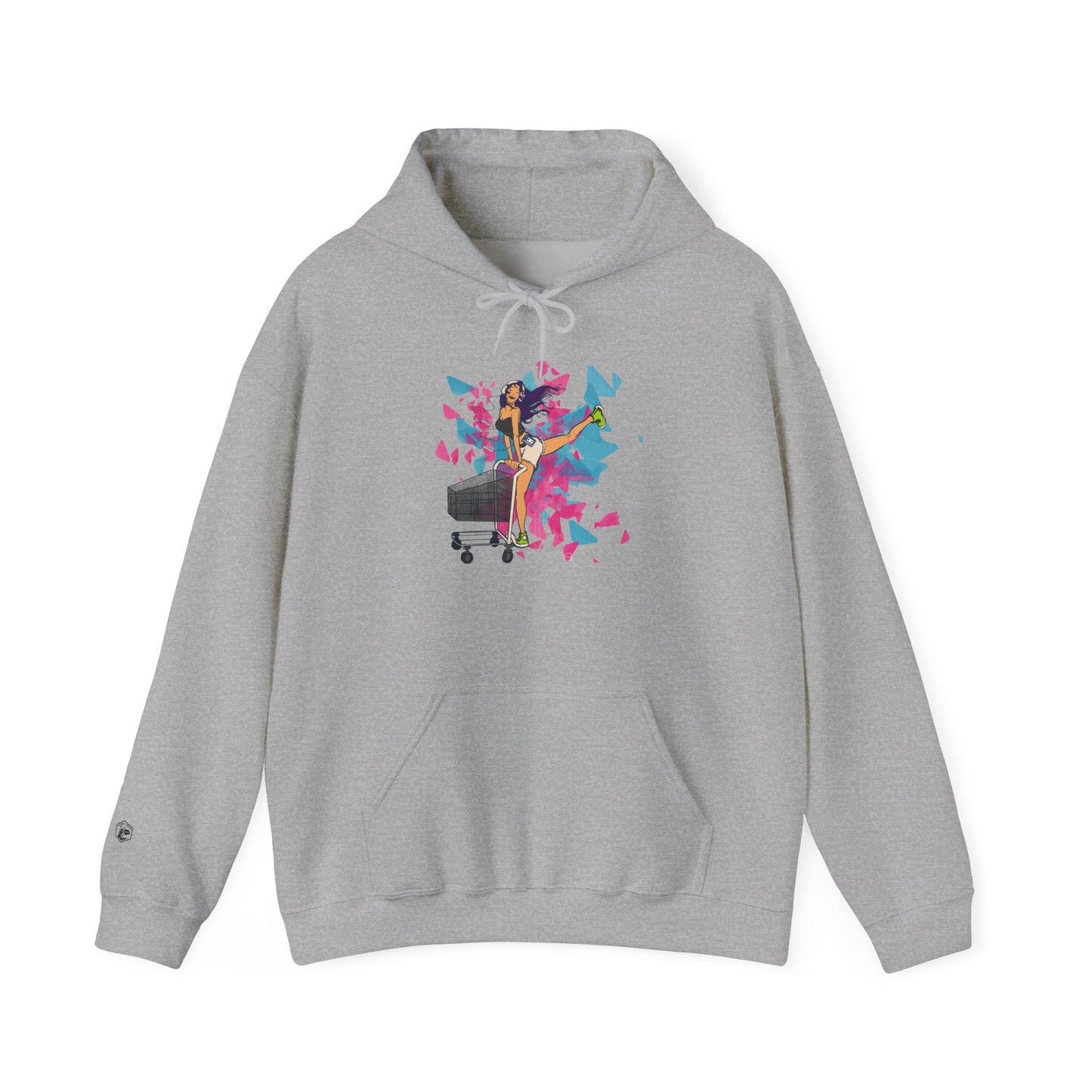 Playful Graphic Hoodie for Everyday Fun, Unisex Hooded Sweatshirt, Casual Wear, Gift for Her, Cozy Comfort