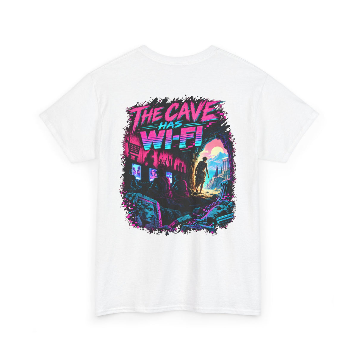 The Cave Has Wi-Fi T-Shirt — Plato's Allegory, Updated