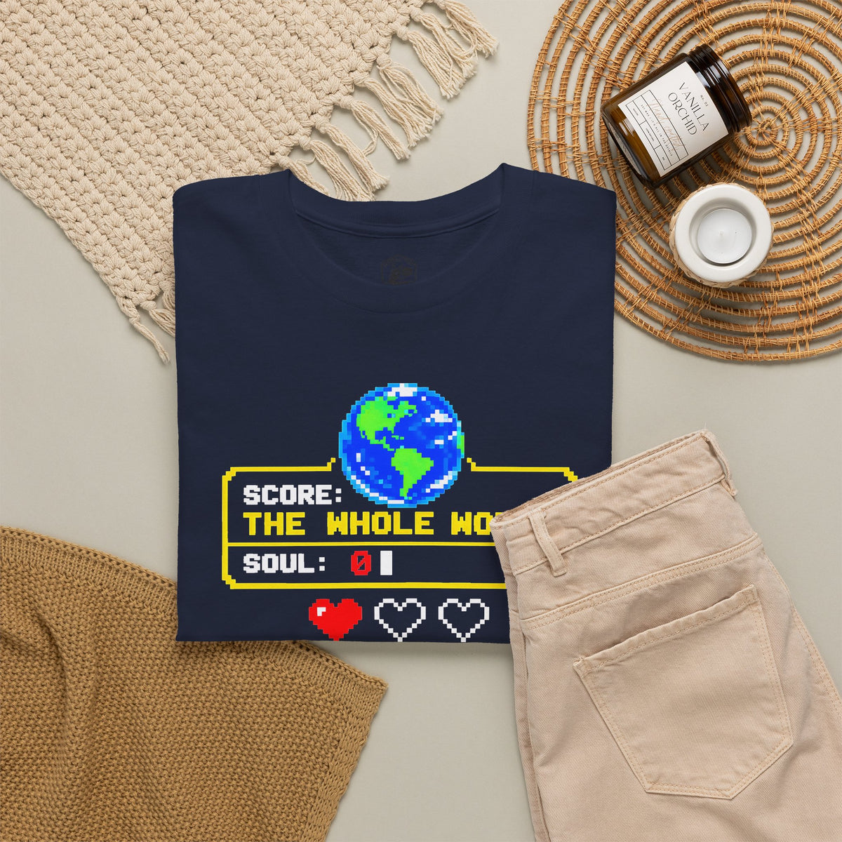 Gain the World Arcade High Score T-shirt – Donkey Talk graphic tee