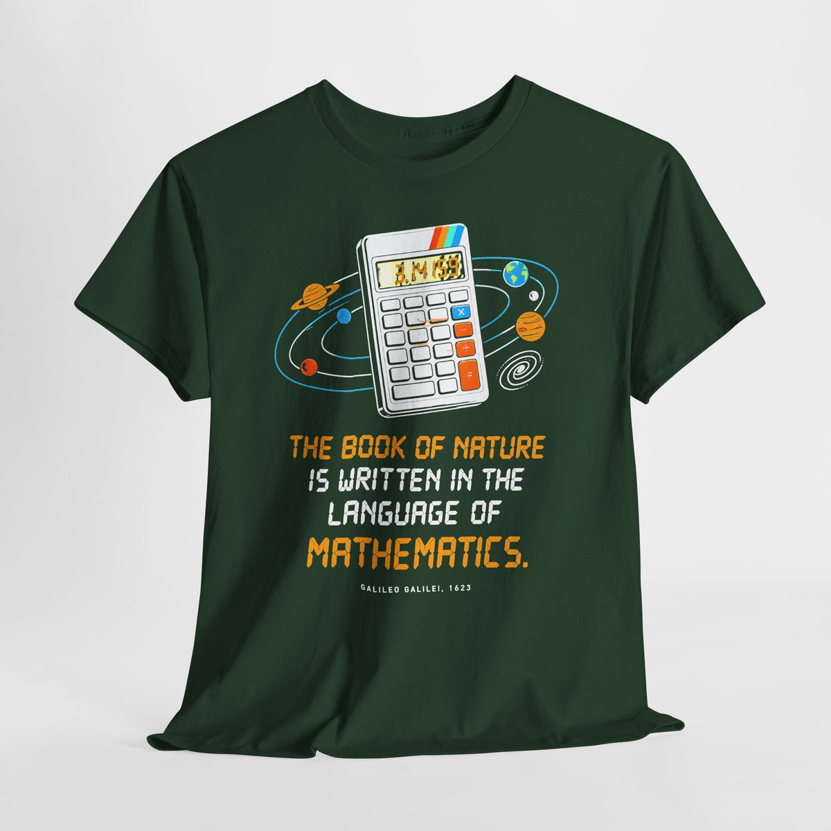 Galileo Language of Mathematics T-shirt – Donkey Talk graphic tee