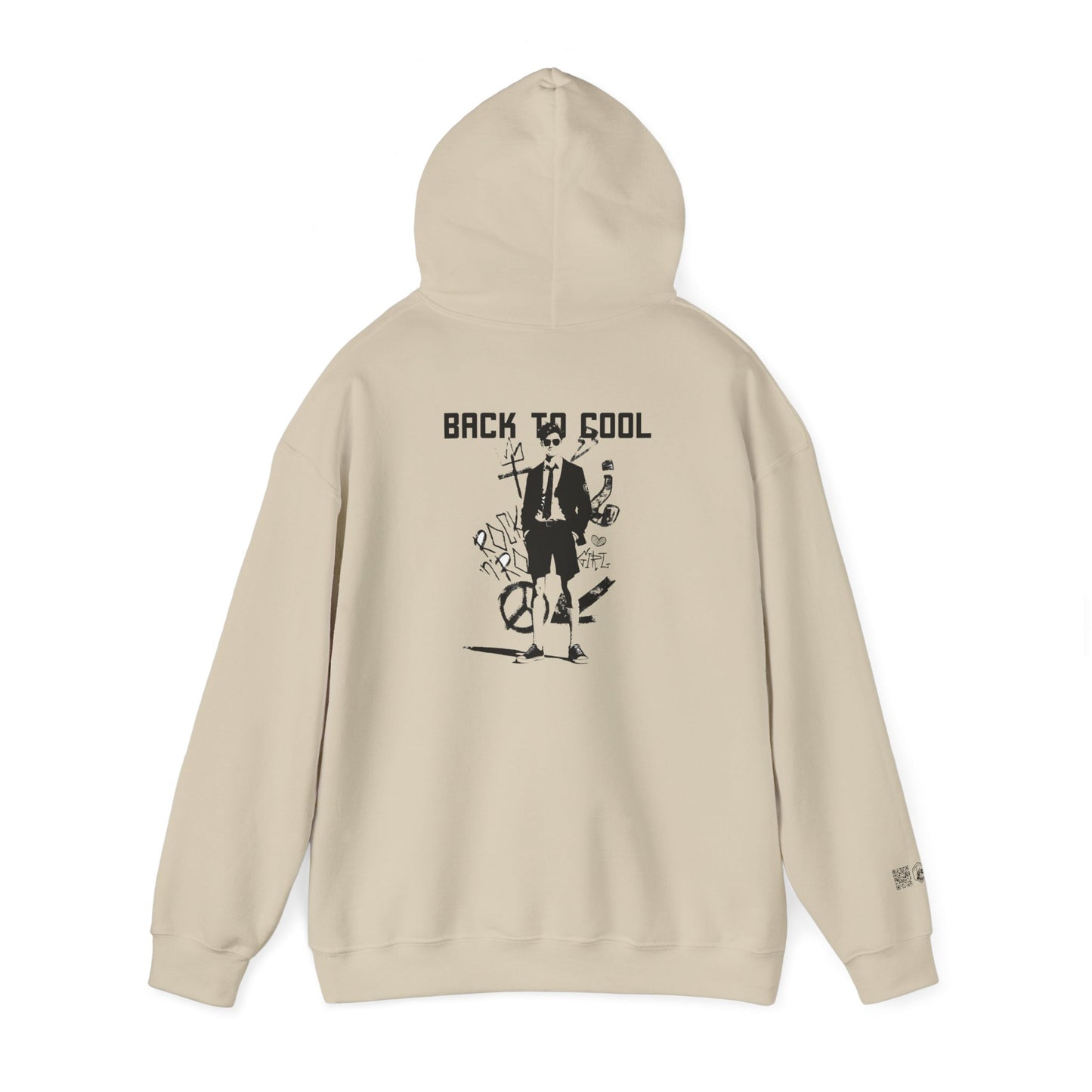 Back to Cool Unisex Heavy Blend Hoodie - Retro Style Graphic Sweatshirt