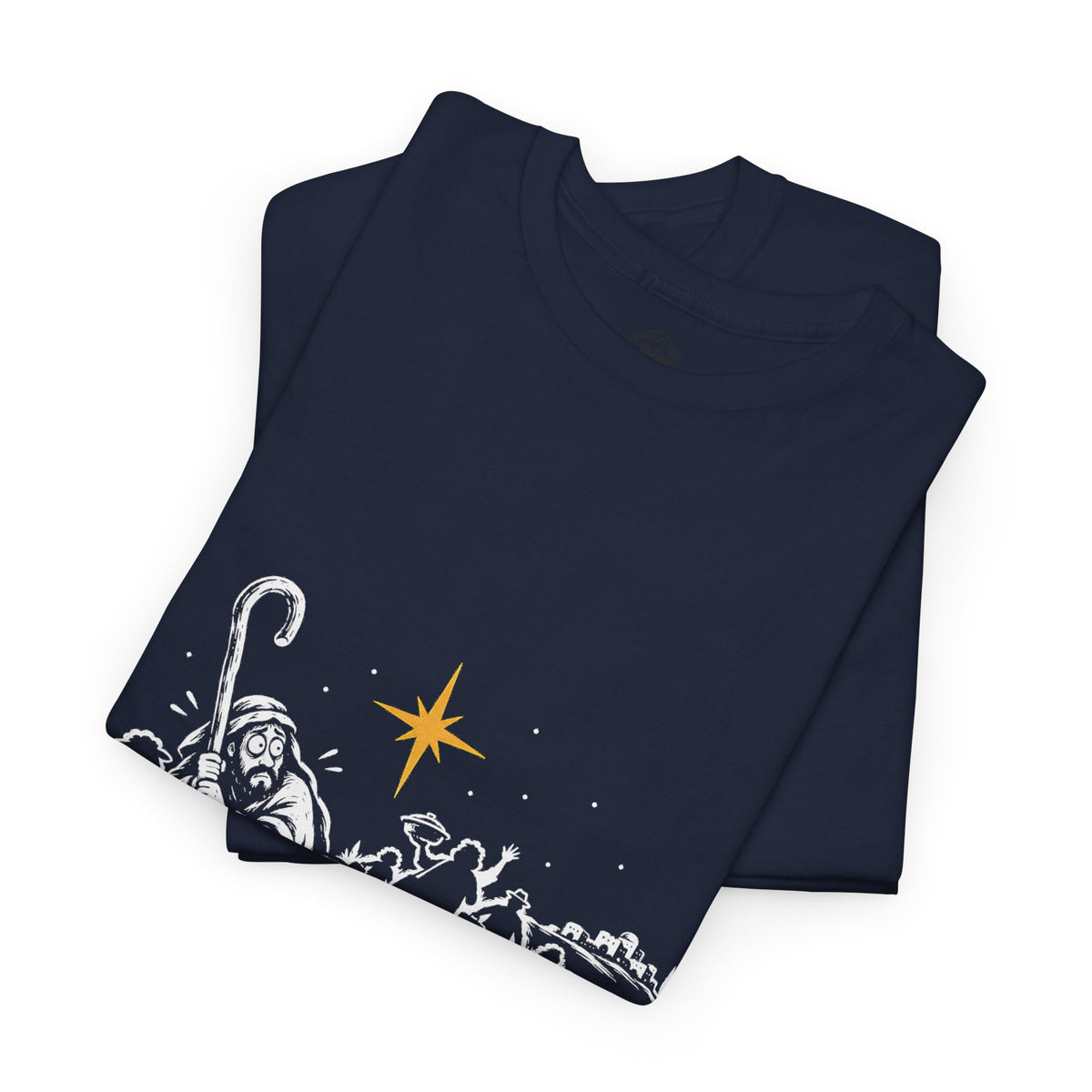 Fear Not, Even the Relatives T-Shirt | Luke 2:10 Funny Christmas Christian Tee