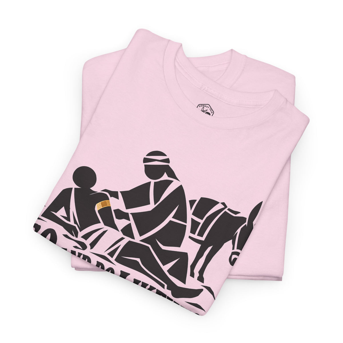 Go and Do Likewise Woodcut T-shirt – Donkey Talk graphic tee