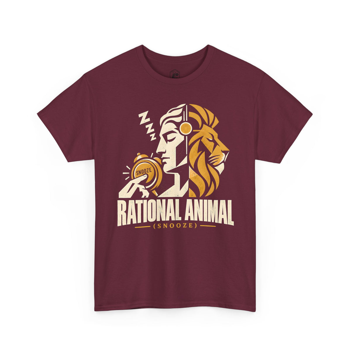 Rational Animal Snooze T-shirt – Donkey Talk graphic tee