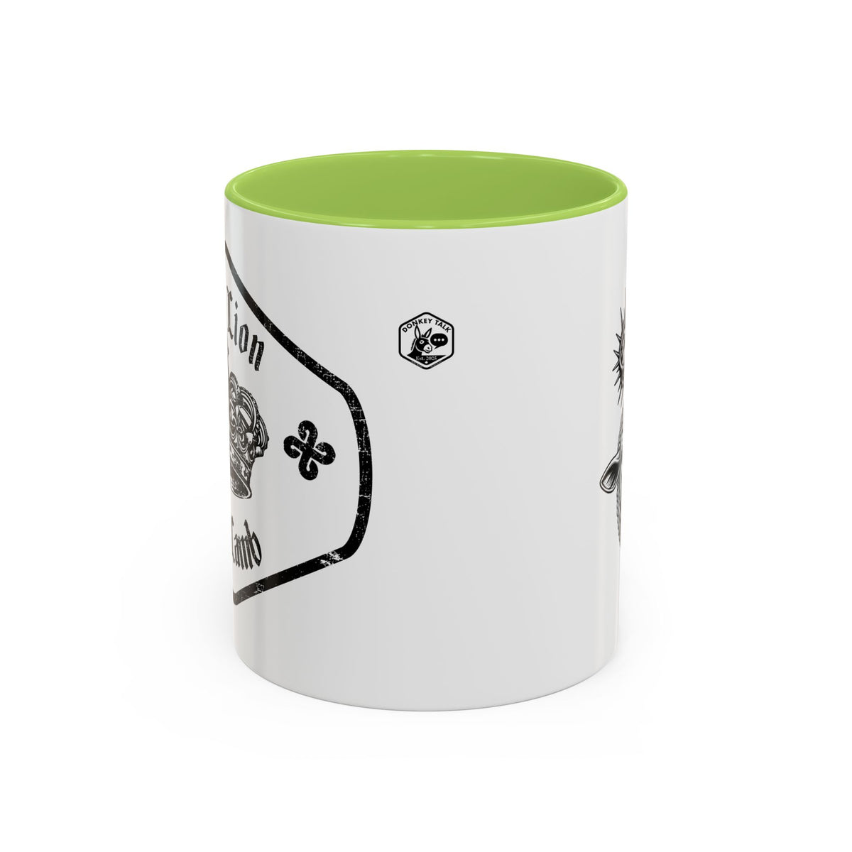 Lion & Lamb Religious Accent Coffee Mug — Crown of Thorns Christian Gift (11/15oz)