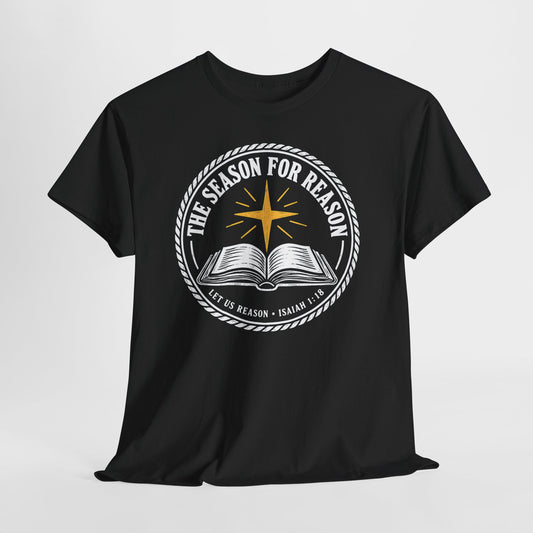 The Season for Reason Christmas T-shirt – Donkey Talk graphic tee