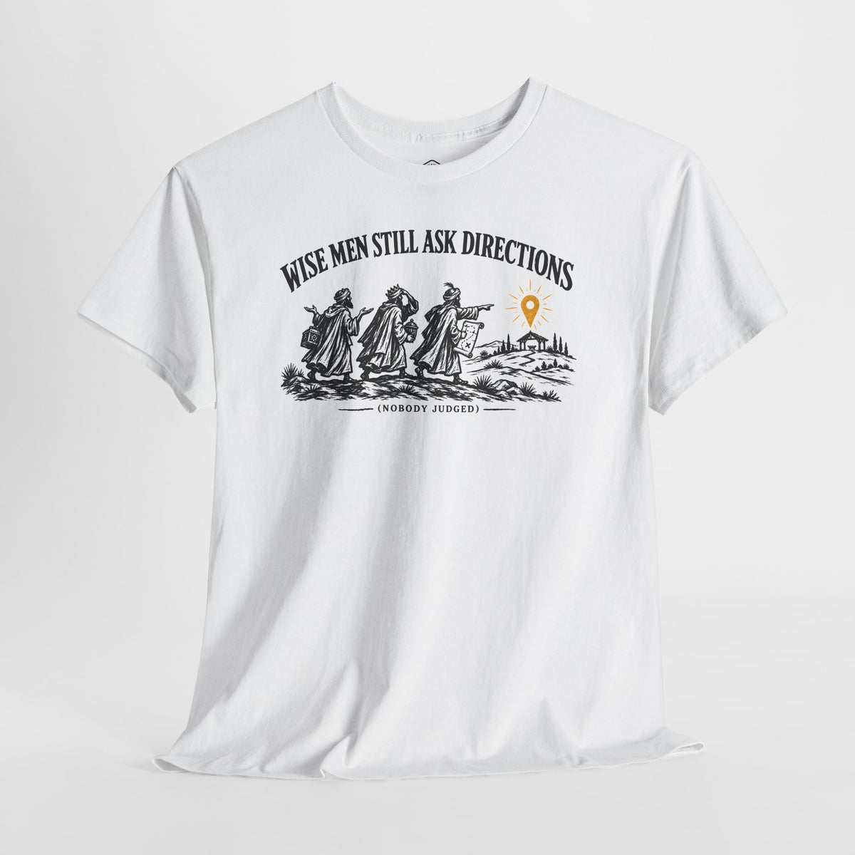 Wise Men Still Ask Directions T-shirt – Donkey Talk graphic tee