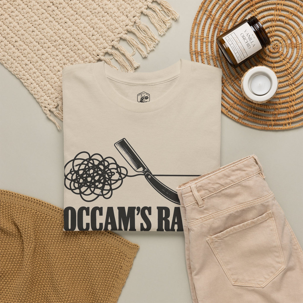 Occam's Razor Tangle T-shirt – Donkey Talk graphic tee