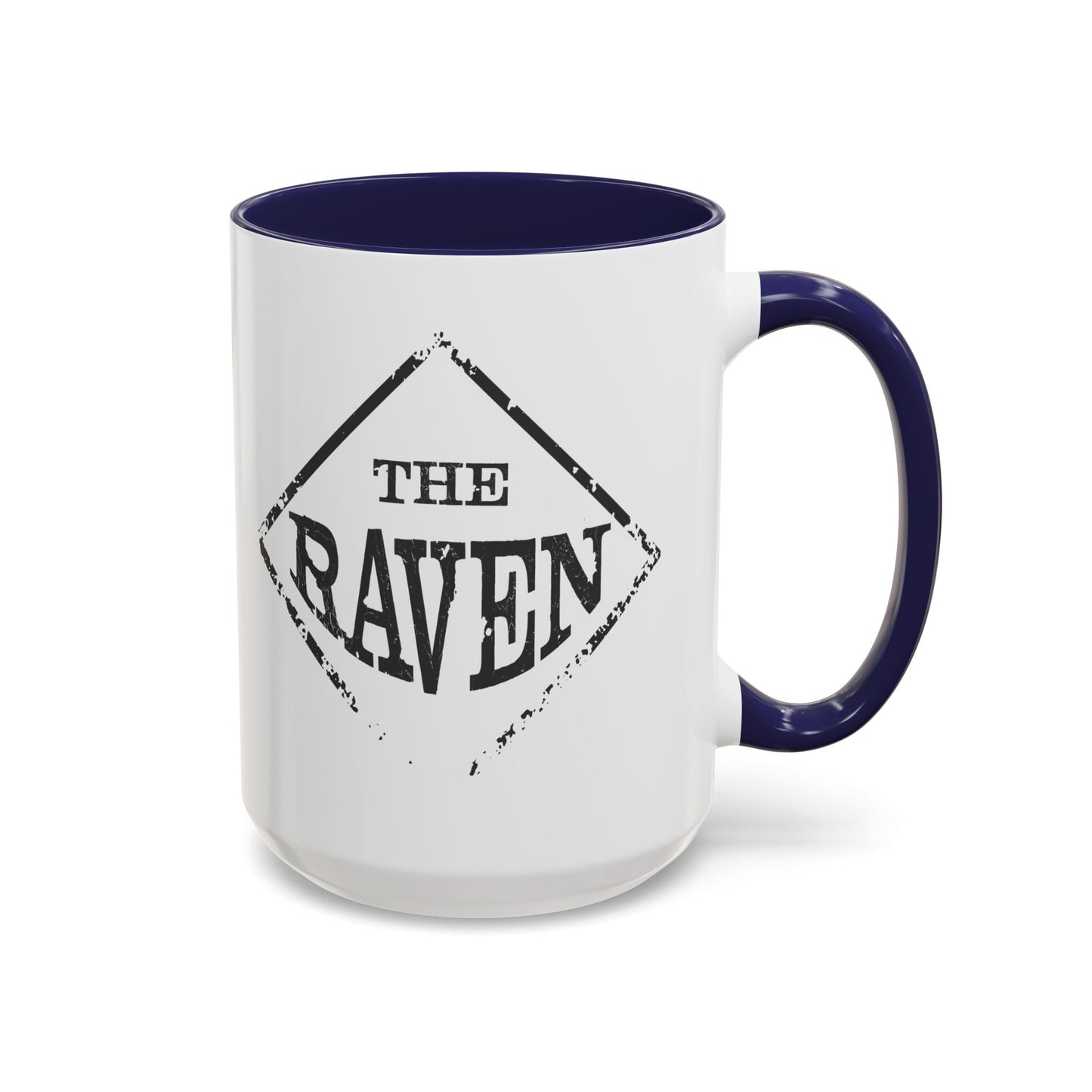 The Raven Accent Coffee Mug — Black-Trim 11/15oz