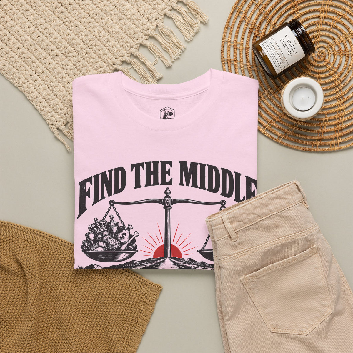 Find the Middle Aristotle T-shirt – Donkey Talk graphic tee