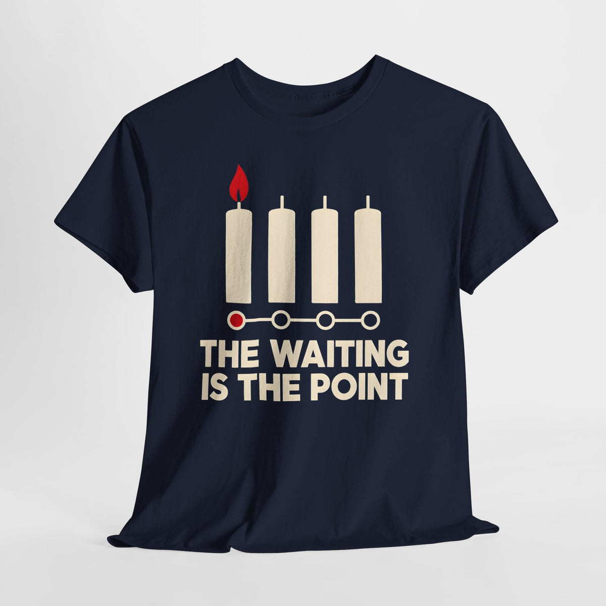 The Waiting Is the Point Advent T-shirt – Donkey Talk graphic tee