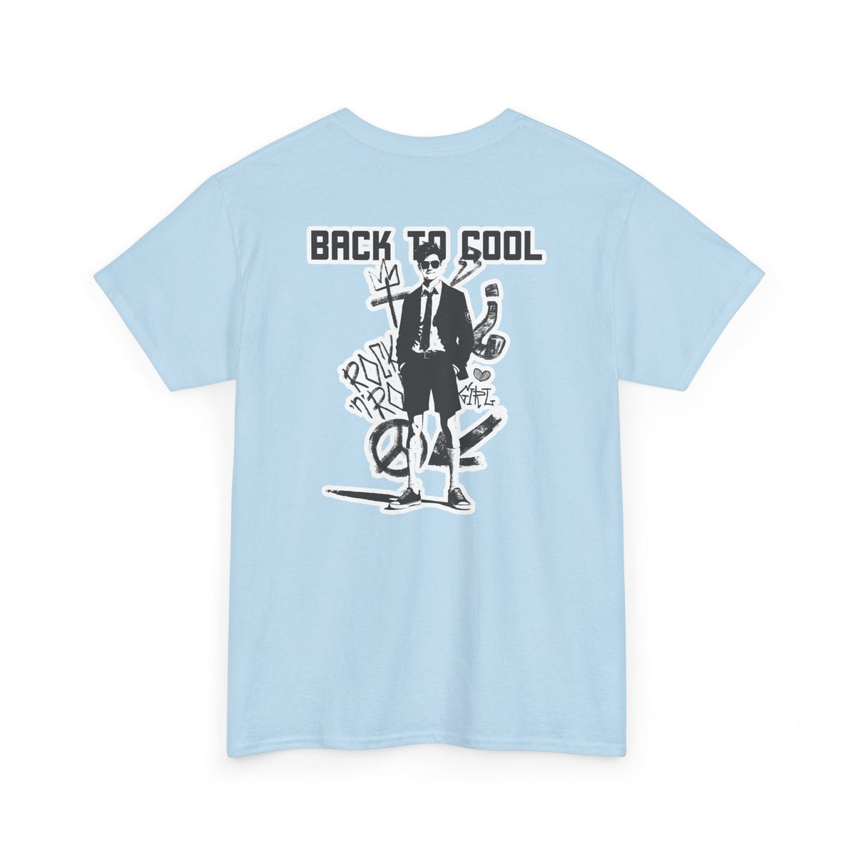 Back To Cool Blason Graphic Tee | Unisex Heavy Cotton T-Shirt