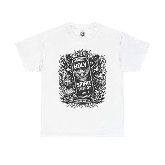 Holy Spirit Energy T-Shirt | Acts 1:8 Christian Streetwear Tee