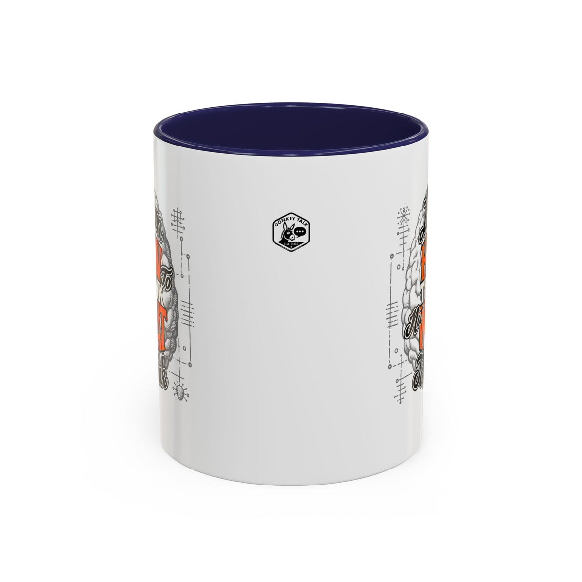 Taza de café con acento: "Aprende a pensar, no qué pensar", taza con frase inspiradora
