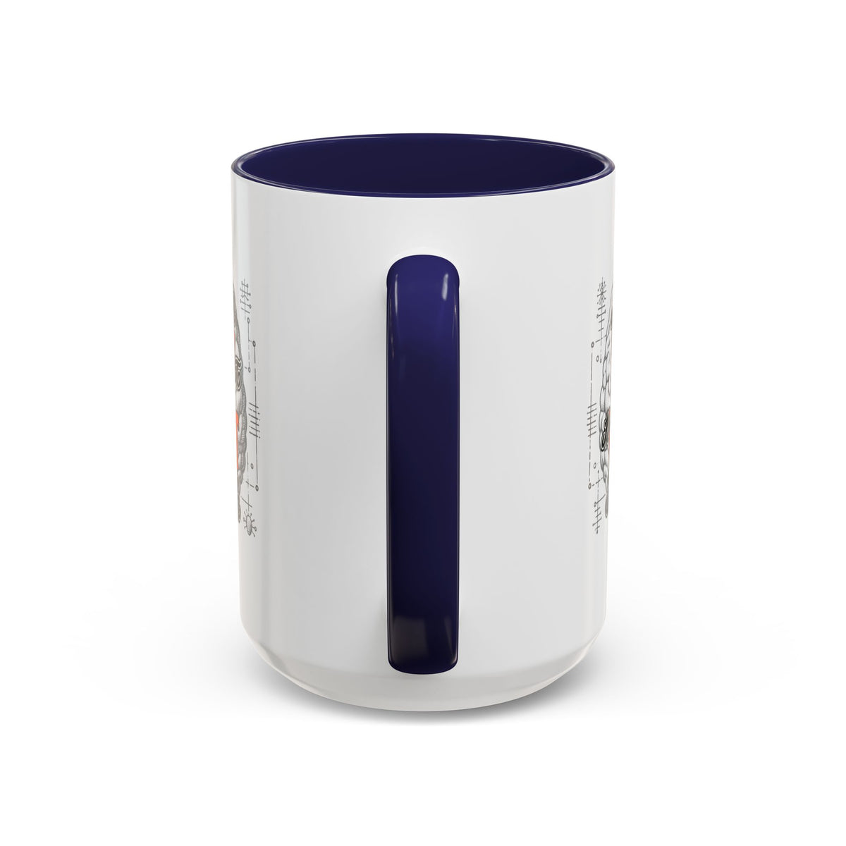 Taza de café con acento: "Aprende a pensar, no qué pensar", taza con frase inspiradora