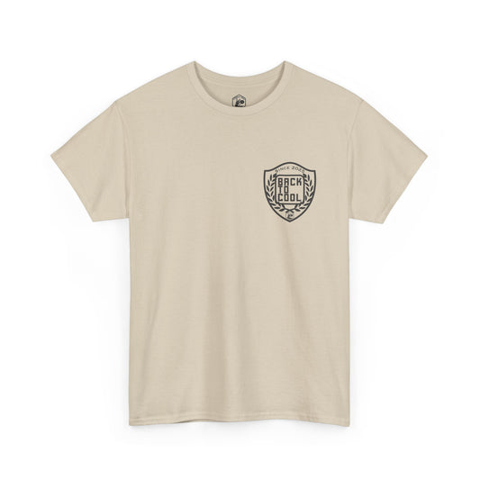 Back To Cool Blason Graphic Tee | Unisex Heavy Cotton T-Shirt