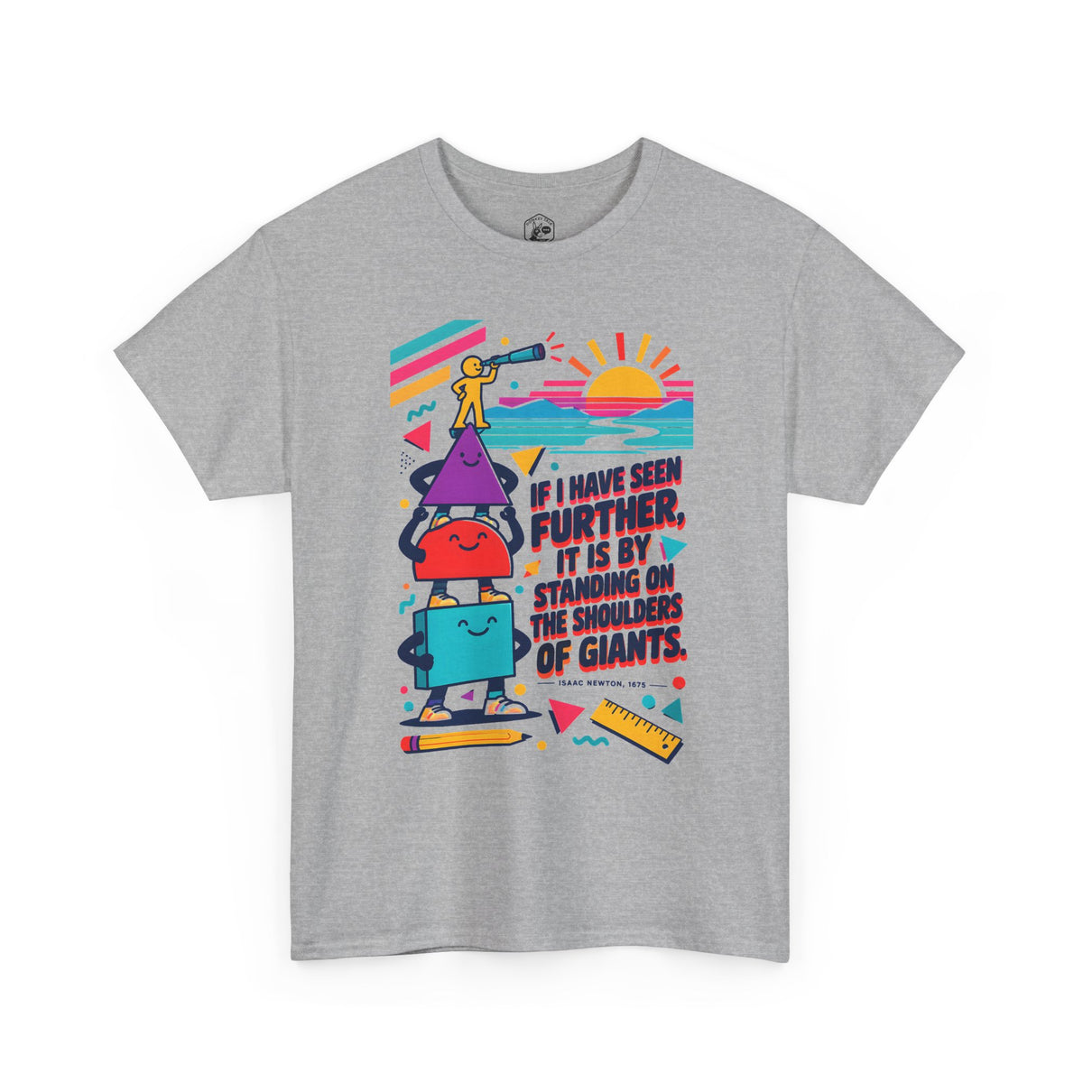 Newton Shoulders of Giants T-shirt – Donkey Talk graphic tee