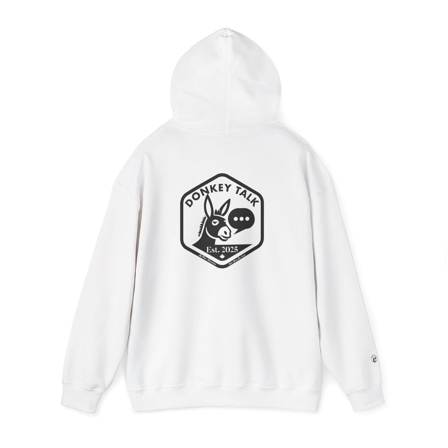 Unisex Donkey Talk Hoodie – Cozy Heavy Blend Sweatshirt for Animal Lovers