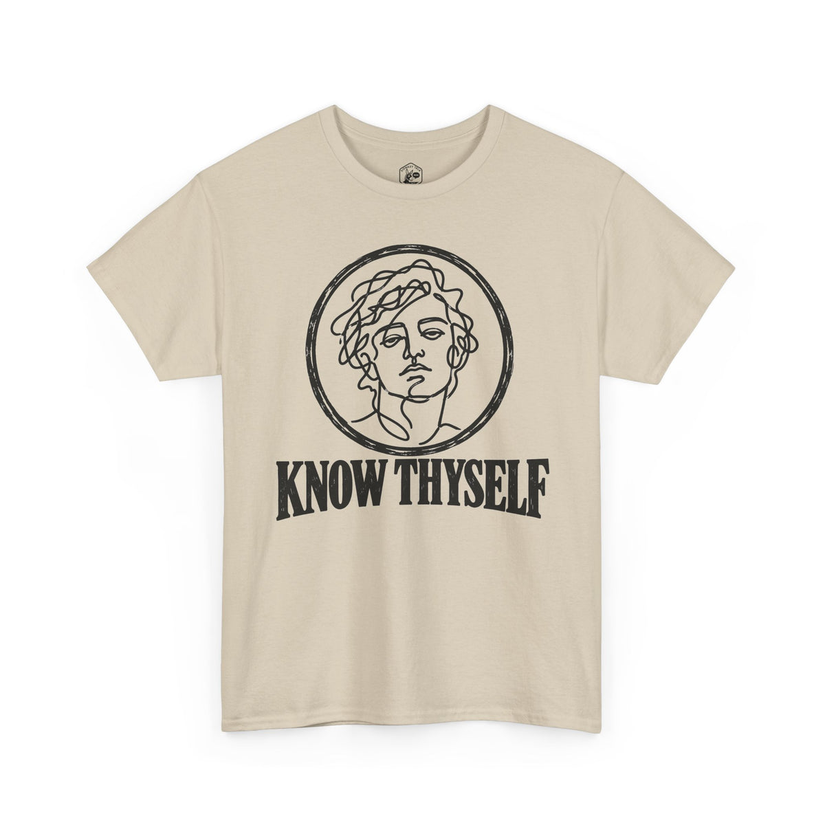 Know Thyself Unfiltered Line Art T-shirt – Donkey Talk graphic tee