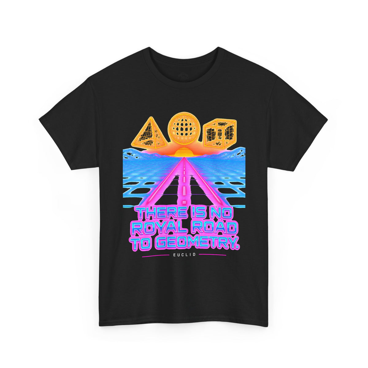 No Royal Road to Geometry Wireframe T-shirt – Donkey Talk graphic tee