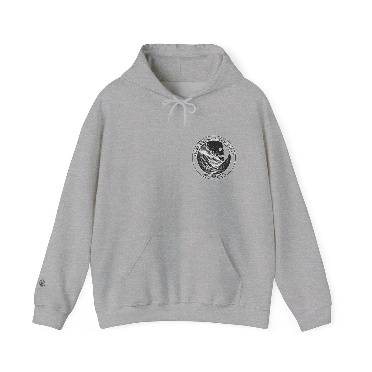 'Valley Of The Shadow' Hooded Sweatshirt - Inspiring Comfort for Adventure Lovers