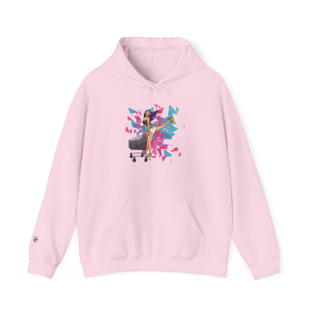 Playful Graphic Hoodie for Everyday Fun, Unisex Hooded Sweatshirt, Casual Wear, Gift for Her, Cozy Comfort