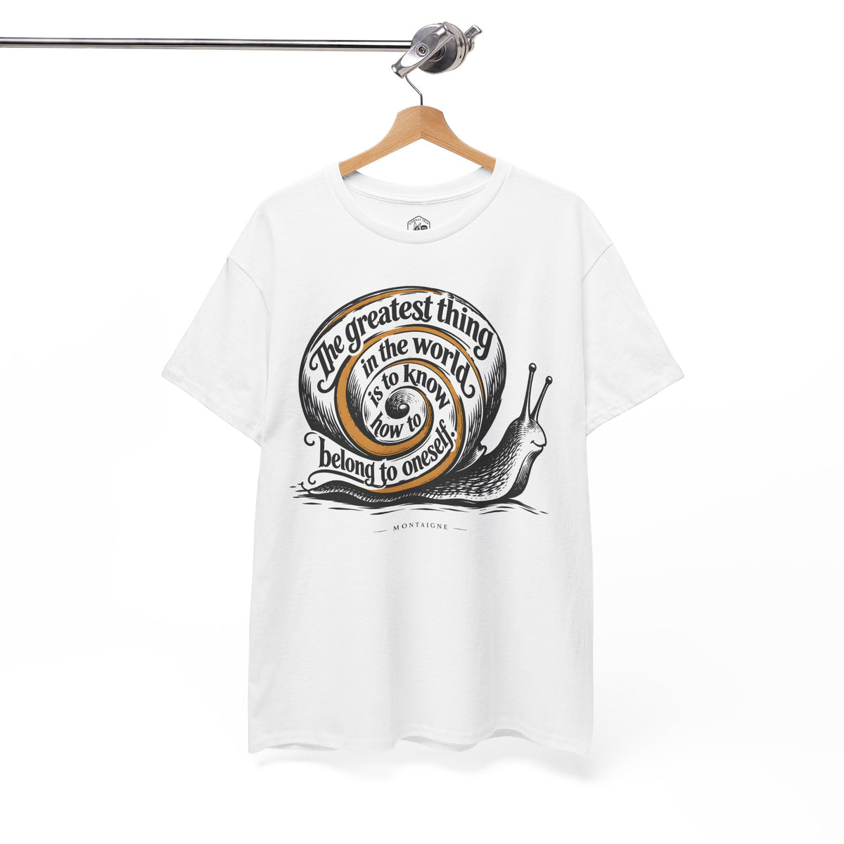 Belong to Oneself Snail Spiral T-shirt – Donkey Talk graphic tee